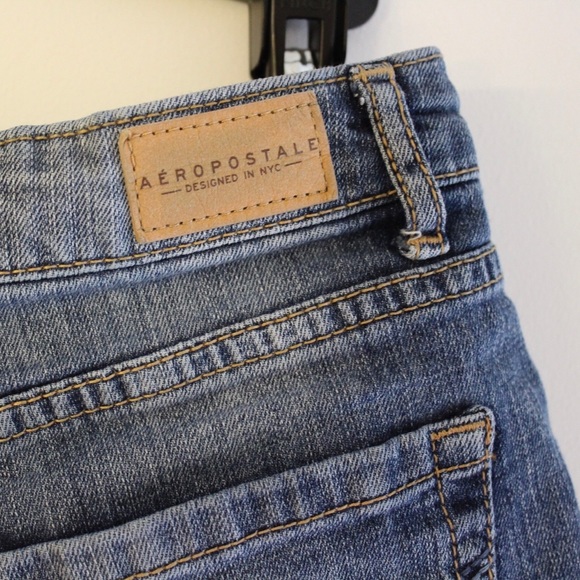 🎀 3/23 Aeropostale Denim High Waisted Shorts - Picture 4 of 5